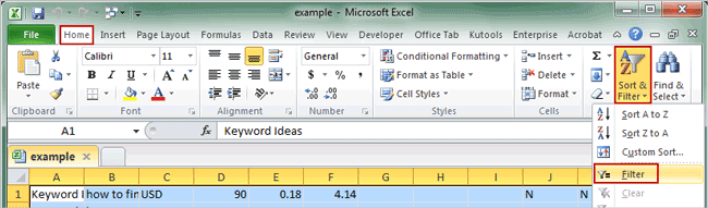 excel spreadsheet delete column in excel for mac