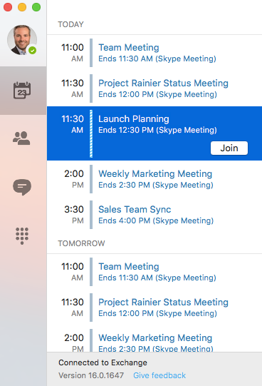 skype for business mac office 365